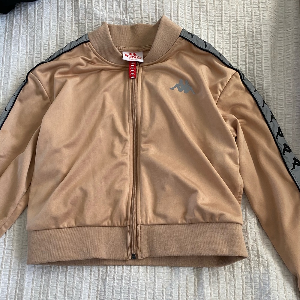 Kappa long sleeve jacket crop top
